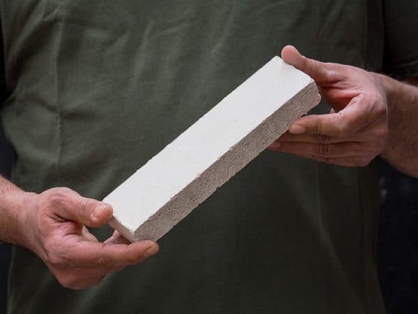 Briquette réfractaire blanche 22x5.5x3 cm