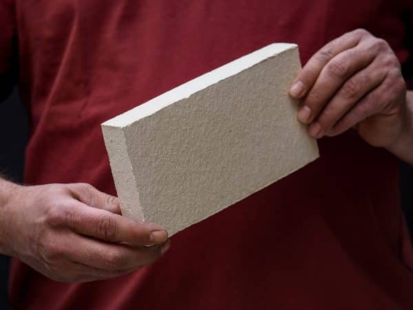 Planelle réfractaire ton pierre 22x11x3 cm