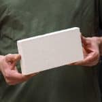 Planelle réfractaire blanche 22x11x3 cm