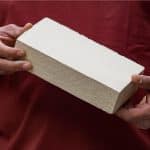 Brique réfractaire ton pierre 22x11x5.5 cm