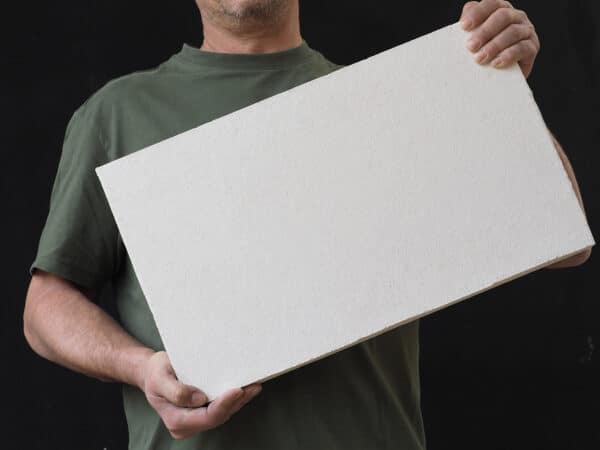 Dalle réfractaire Blanche 50x30x 5 cm